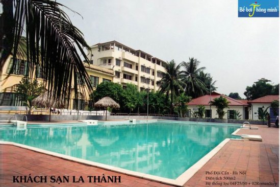 Bể bơi khách sạn La Thành - Hà Nội - Thiết Bị Bể Bơi Ngọc Phương Việt - Công Ty Cổ Phần Ngọc Phương Việt